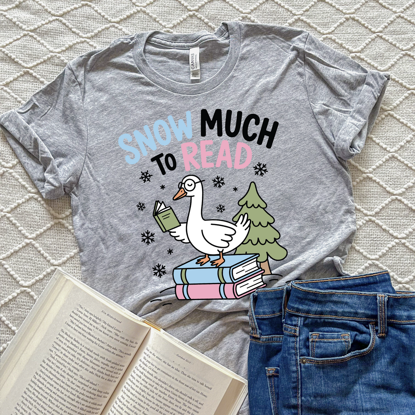 Snow Much to Read T-Shirts