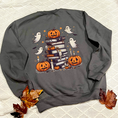 Spooky Bookstack Sweatshirts