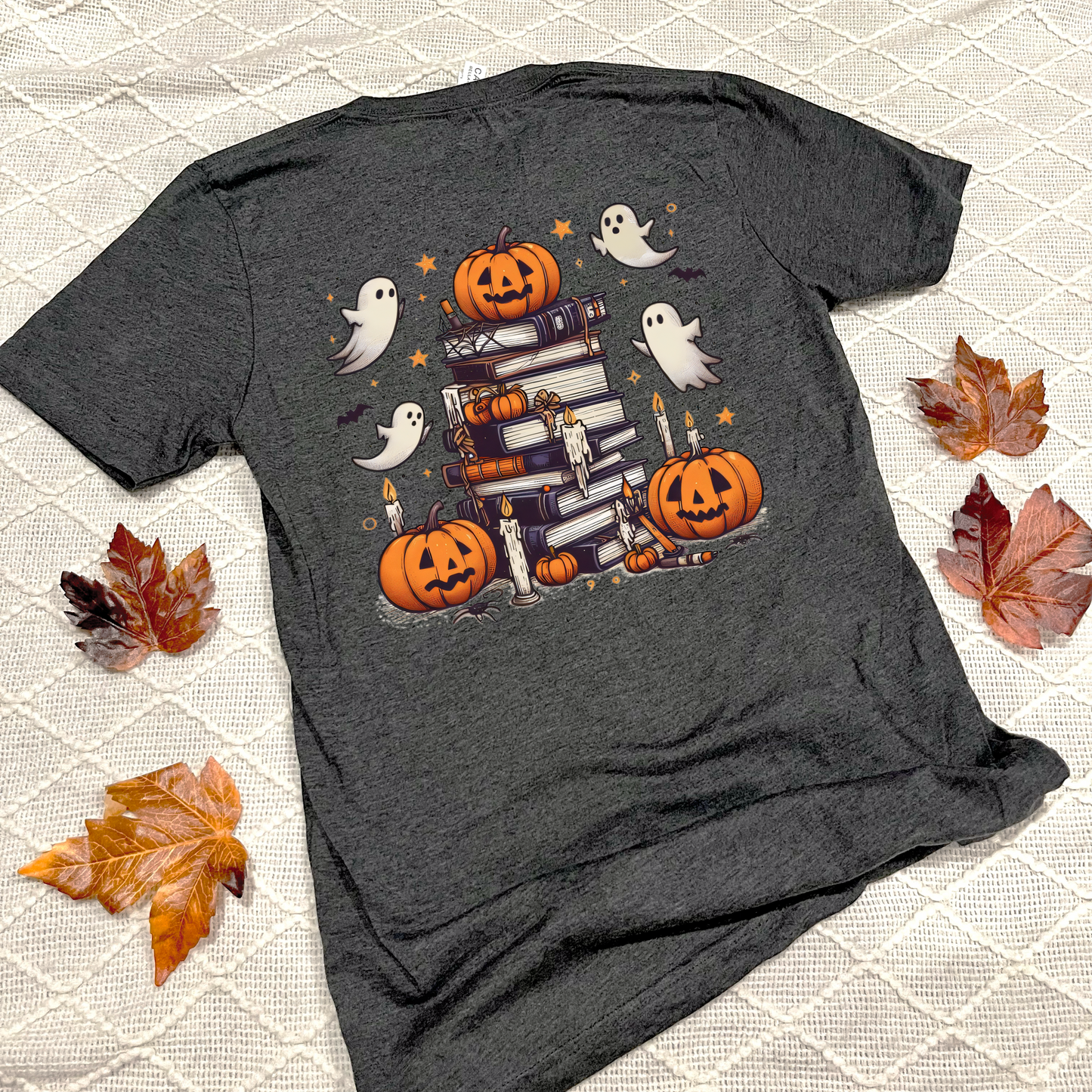 Spooky Bookstack T-Shirts