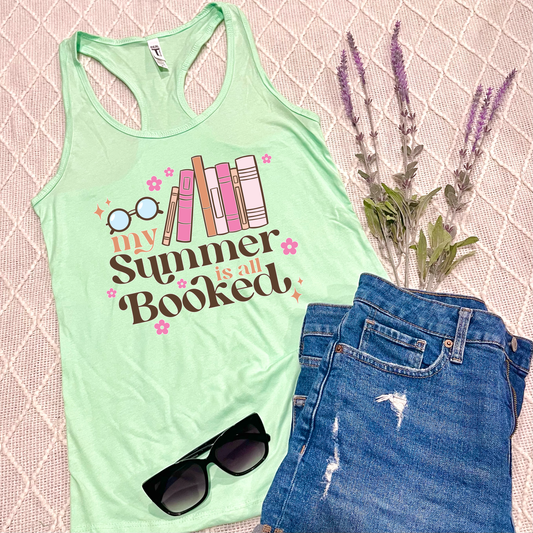 Summer is Booked Tank Tops