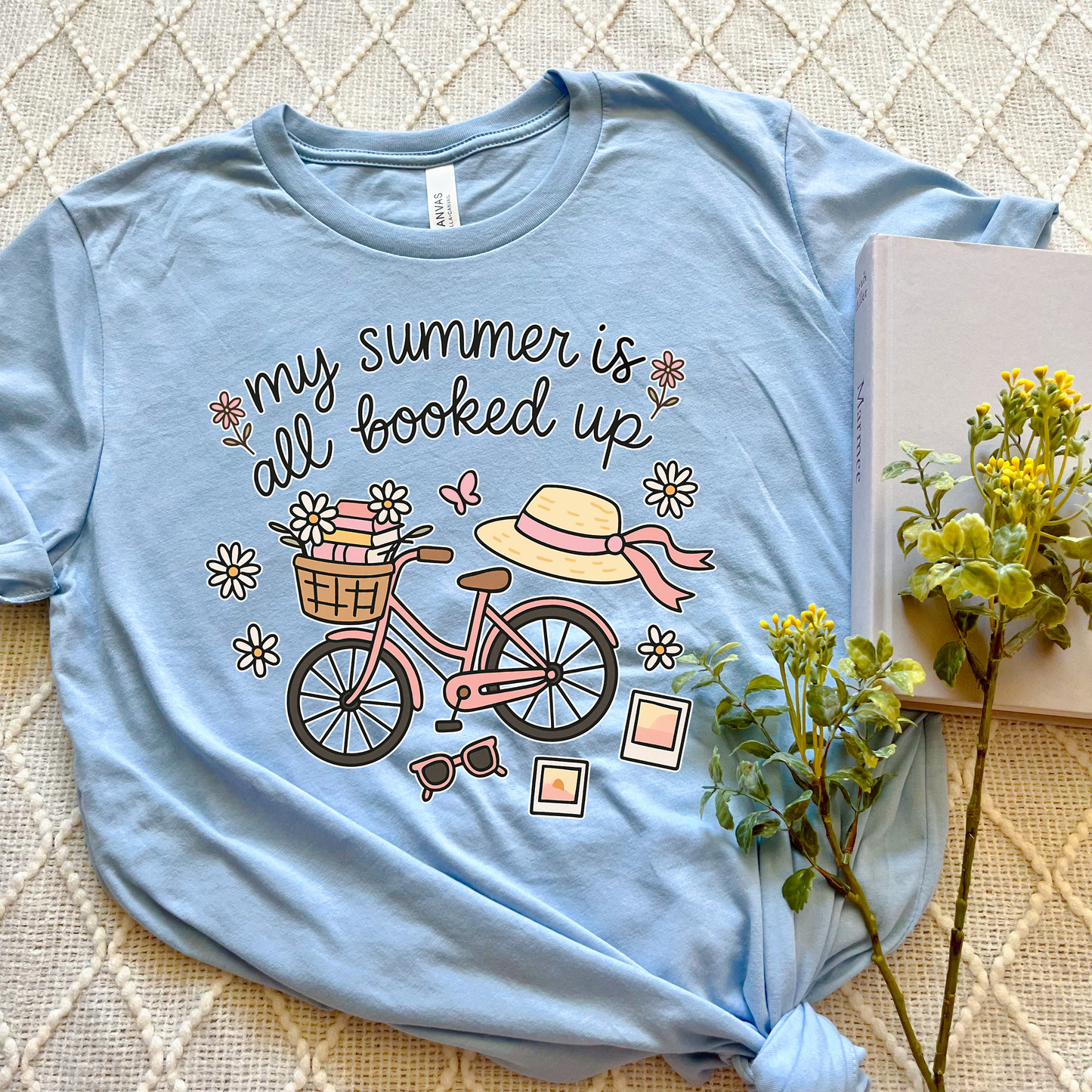 Summer is Booked Bicycle T-Shirts