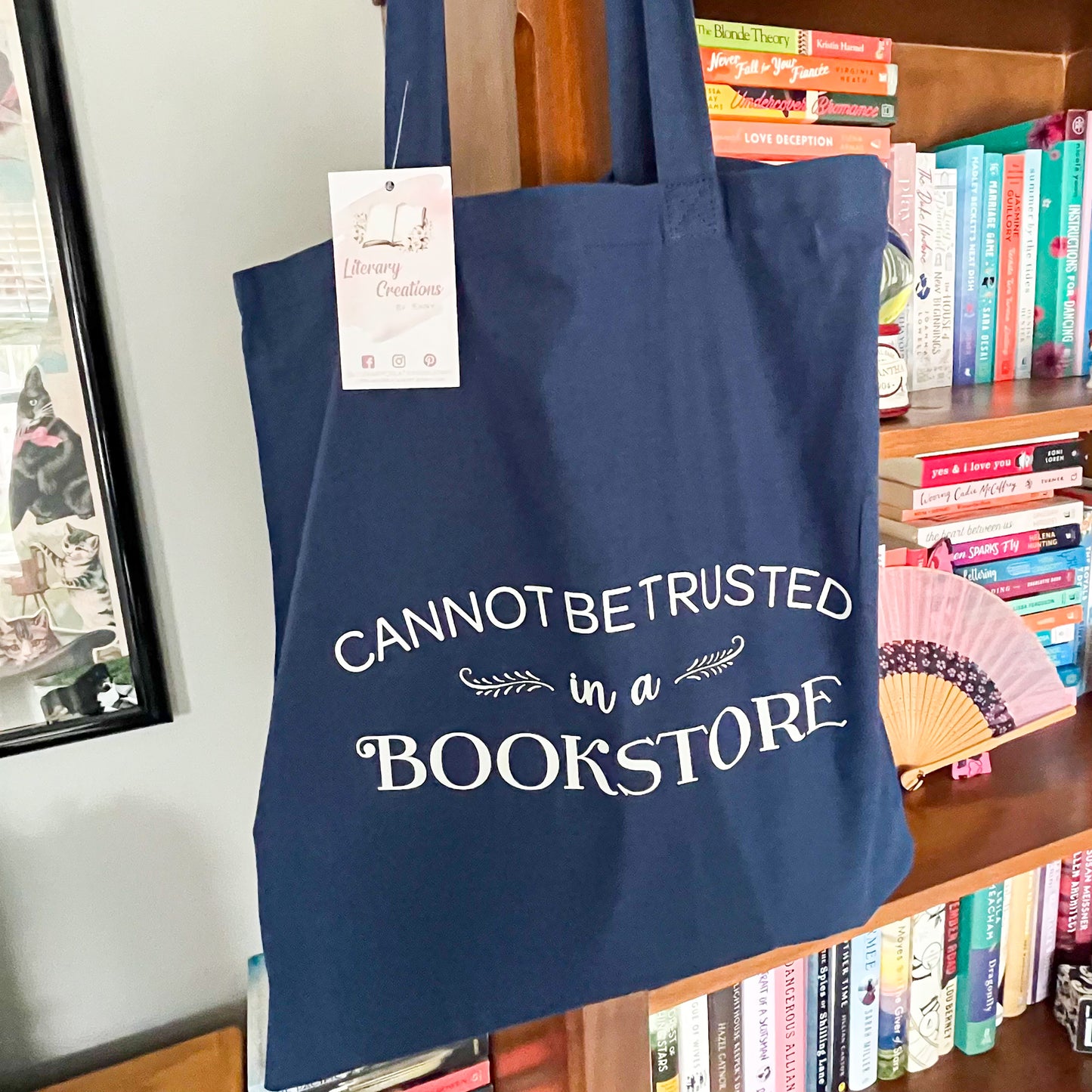 Cannot Be Trusted in a Bookstore Tote