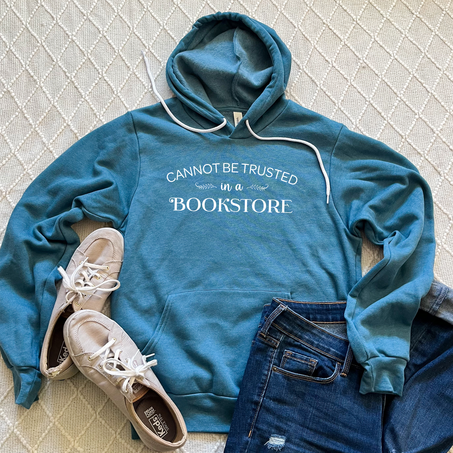 Cannot Be Trusted in a Bookstore Sweatshirts