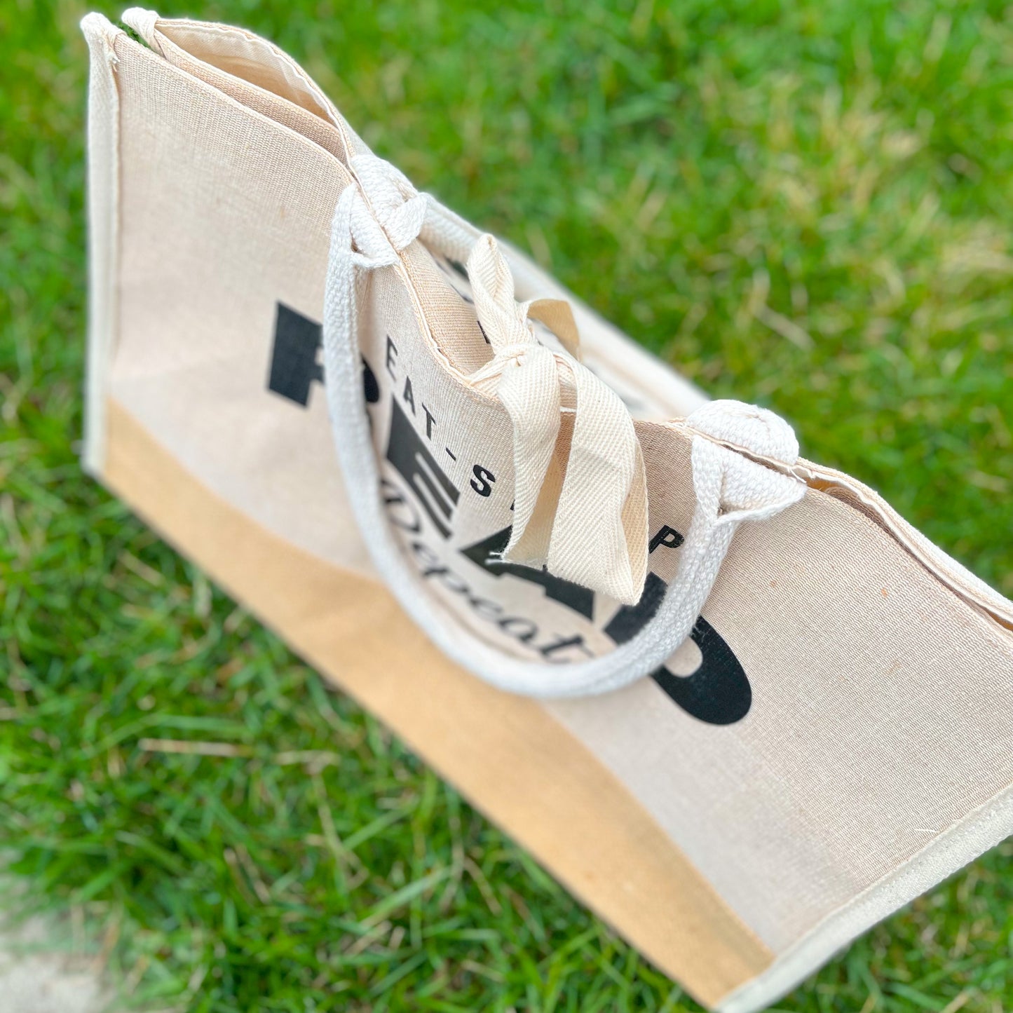 Eat Sleep Read Repeat Tote Bag